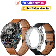 Aolon Navi R3 R4 strap leather strap for Aolon Navi R4 strap Sports wristband Aolon Navi R3 R4 case 