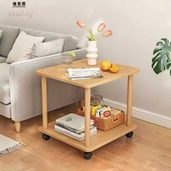 SJY Mobile Sofa Edge Table Nordic Modern Minimalist Living Room Coffee Table Small Table Mini Bedsid