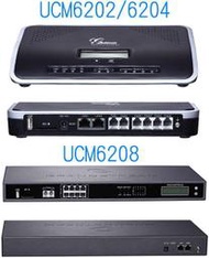 UCM6200電話總機，內建2-8路市話接口，設立分機免通話費，支援手機APP, 800組分機，50-100線同時通話
