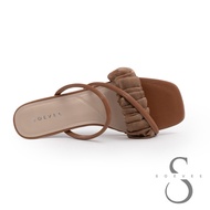 SOEFIE FF-203 Sandal heels block 5.5cm imported women's shoes