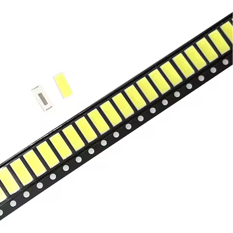 100pcs 7030 LED diodes 1W 150Ma 6500K White Light SMD (6.0~6.2V)