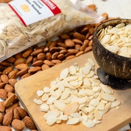 Kacang Almond Slice Roasted / Almond Iris Matang / Almond Iris Tipis Panggang