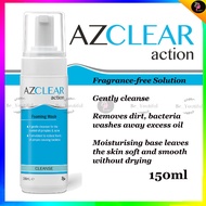 Azclear Gentle Foaming Wash Cleanser For Control Acne & Pimples 150ml