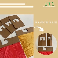 GANTUNGAN Textile Fabric Hanger/ Fabric Sample Hanger Textile and Garment Hanger Brown