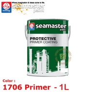 Seamaster Paint (1706/White) Expoxy Primer Protective Coating-1L