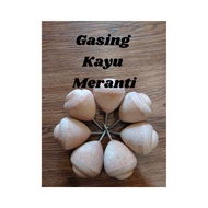 [READY STOCK] Gasing Kayu Wooden Gasing Handmade Kayu Meranti Traditional Gasing Childhood Toy Local