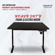 Hexabyte GT-Ultra M1 Ergonomic Motorized Height Adjustable Table/Standing/Gaming Desk 140CMx60CMx(75