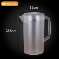 耐高溫加厚塑膠冷水壺5L大容量涼白開水壺PP茶水壺果汁壺
