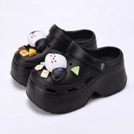 FENTINA Sandal Kodok Dewasa Wanita Kekinian Sandal Fuji Sandal Baim Wedges Sandal Fuji Anti-selip