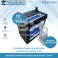 Tesseract M42 EFB [60B20L] Auto Start/Stop Battery - For Myvi Eco Bezza Eco - Same as Varta M42L, Am