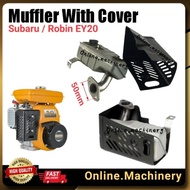 Heavy Duty Subaru / Robin EY20 Muffler with Cover Set Exhaust Pam Air Enjin