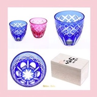 江戶切子 矢来紋 杯