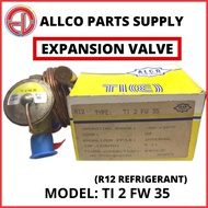 EXPANSION VALVE TI SERIES TI 2 FW 35 EMERSON/ALCO CONTROLS R12 GAS TYPE (STOCKS CLEARANCE) | ALLCO P