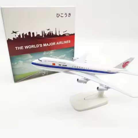 20cm B747 AIR china Diecast Aircraft Model Plane Aviation Model 747 Airways Metal airplanes decorati