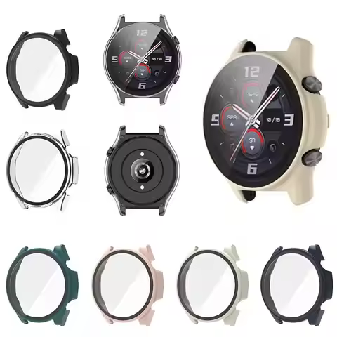 Watch Protective Case For HAYLOU Solar 5 LS20 PC+tempered Glass Integrated Case