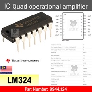 [Original TI Brand] LM324N LM324 Op-Amps IC (DIP14)