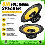 【COD】Car Speaker Kereta 8 Inch Speaker Pintu Spiker Kereta Tweeter 4 Ohm HiFi Bass Woofer Driver for