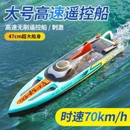 全館新款超大高速遙控快艇電動大型遙控船夏季兒童遙控遊艇玩具船
