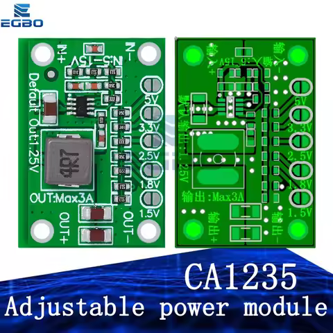 1~10PCS CA1235 Adjustable Power Module Buck Power Module 1.25V 1.5 1.8 2.5 3.3 5V Output 5-16V Input
