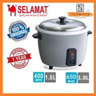 MIND / SELAMAT Rice Cooker 1/1.8 liter | MD-NRC10,  MQ-NRC18 (periuk nasi)