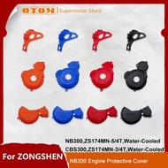 OTOM Motorcycle Clutch Crankace Ignition Sprocket Cover Engine Protection Guard For CBS300 ZS174MN-3