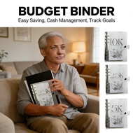 Book Planner, 2.5k, Savings, 10k, 5k, Envelopes, Binder, Challenges