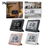 phenovo Azan Clock Digital Alarm Clock Table Clock Calendar Decoration Made of PP with Automatic Pra