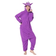UNGU Pokemon Gengar Purple Thorn Onesie Costume Kigurumi Cosplay Pajamas Imported