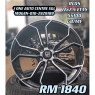 NEW RIM RAYSCLUB RC05 17 INCH FOR TOYOTA WISH CALDINA ALZA NEW POLO
