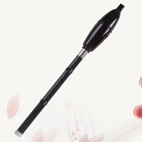 Bawu Vertical Blowing Chinese Ethnic Instrument Folk Woodwind Flute Musical Students Use Bright Desi