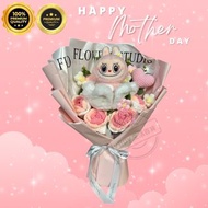 💎Carousell認證💎專業DIY製作🐰🐰mokoko花 Labubu花 母親節花束 母親節禮物～9生日花束、生日禮物、康乃馨、康乃馨花束、玫瑰花束、畢業花束、畢業禮物、情人節花束、情人節禮物、畢業