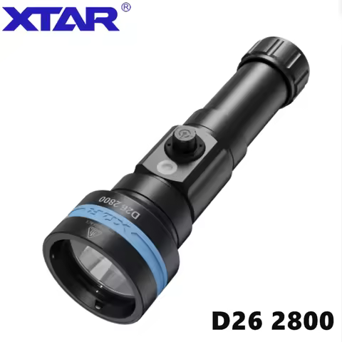 Xtar D26 2800 Lumens Highest Waterproof Rating Professional IP68 21700 Battery LED Led Underwater To