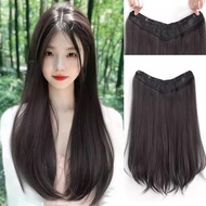 Korean HairClip Straight Long LAYER Women's Wig clip Wig toupee Hair clip Wig long straight hair cli