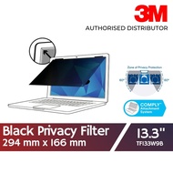3M Touch Privacy Filter for 13.3 Widescreen Laptop - Standard Fit  TF133W9B