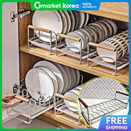 Dish Drying Rack Portable Dish and Plate Organizer Dish Storage Container Kitchen Drying Rack