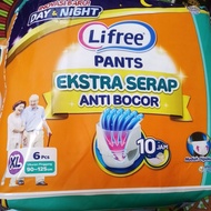 Lifree Extra AbsorbentDAY & Night Pants XL 6 Lifree Adult Diapers Pants Lifree Extra Absorbent