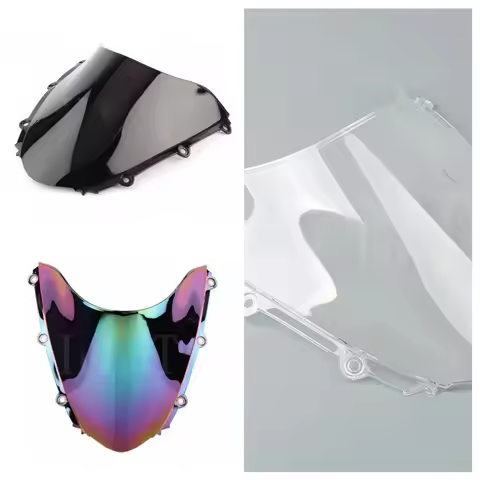 For Honda CBR1000RR CBR 1000RR 2004 2005 2006 2007 Motorcycle Windshield Double Bubble Front Windscr