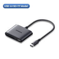 UGREEN USB C SD Card Reader 3 in 1 USB C Card Reader Adapter Type C Micro SD Memory Card Reader for