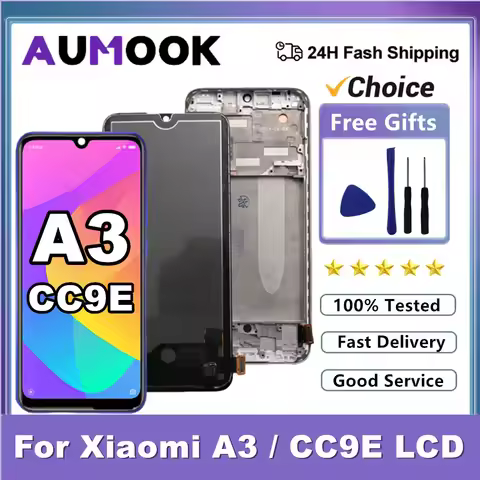 AMOLED Screen For Xiaomi Mi A3 CC9E LCD Display Touch Screen Replacement For Xiaomi A3 CC9E M1906F9S