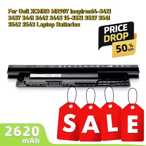 For Dell XCMRD MR90Y Inspiron14-3421 3437 3441 3442 3443 15-3521 3537 3541 3542 3543 Laptop Batterie
