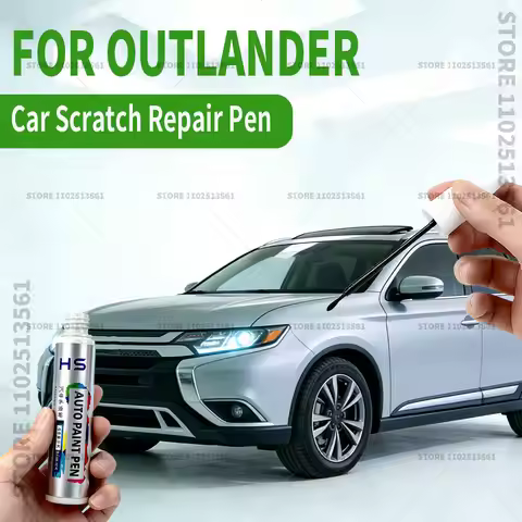 For Mitsubishi Outlander Paint Repair Pen Touch Up Scratch Remover DIY Car Accessories White W85 Bro