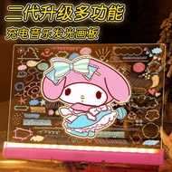 New Luminous Drawing Board Children Luminous Drawing Board diy Graffiti Writing Rewritable Drawing B
