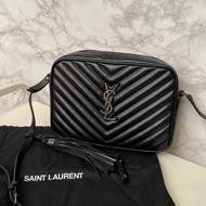ysl 流蘇黑銀相機包/近新商品