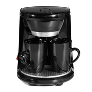 110V/220V 450W Household Electric Drip Coffee Maker Auto Dual Cup Coffee Machine Dual-use American C