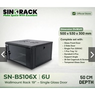 Wallmount Rack Server 9U 12U Server Rack Size 9U Single Glass Door Size 6U 4U Cabinet Depth 500 mm S
