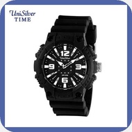 UniSilver@KU=TIME#z]Gizmatic.v]Black#KP.Men's]cH#Rubber.Xe]Watch#RL.KW1616-1001