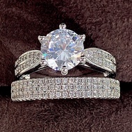 Luxury Decorative Rings Ladies Fashion Wedding Rings 9.8