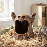 Ceramic Hamster Hideout Ghost Shape Hamster House Hamster Rat Gerbils Habitat  junshaoyipin