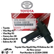 Toyota Vios Ncp42 Ncp 93 Estima Acr 30 Air flow sensor Part Number Is 22204-21010