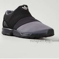 Adidas Zx Flux Slip On Y3平民版 繃帶 此款台灣未發售 黑白雙色
